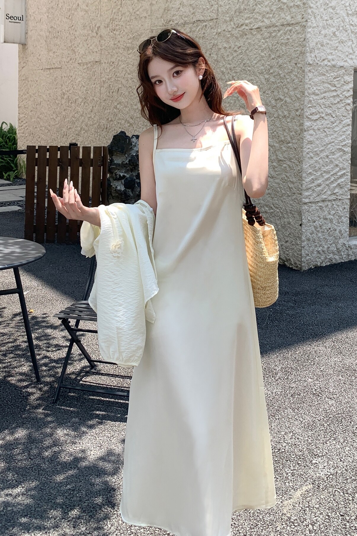 法式小资长袖衬衫半身裙套装女夏大方得体流行巨好看两件套爆款,女装套装/套裙,鑫慧
