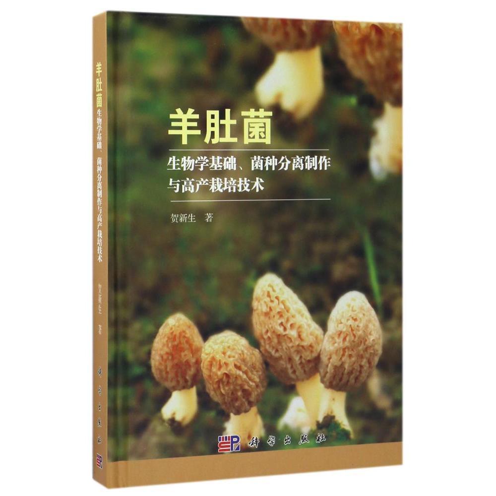 正版现货 羊肚菌生物学基础、菌种分离制作与高产栽培技术 贺新生 科学出版社