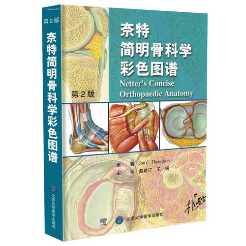 现货 奈特简明骨科学彩色图谱(第2版)赵建宁,王瑞主译 北京大学医学出版社