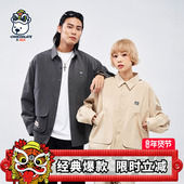 衬衫 HEA 男女百搭复古国潮翻领大口袋 CHOCOOLATE联名款 长袖 i.t