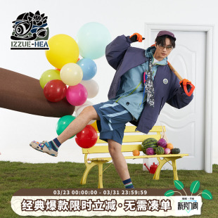 冬季 izzue联名情侣棒球领棉衣男2025新款 休闲面包棉服外套 HEA