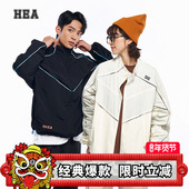 国潮百搭夹克外套运动工装 长袖 风衣长袖 HEA 外套轻薄轻户外工装 风