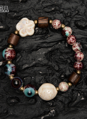 HEA金木水火土系列手串国潮醒狮燎火手链情侣百搭潮流设计感新款