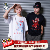 i.t CHOCOOLATE联名国潮短袖 HEA T恤男女同款 无性别夏百搭休闲