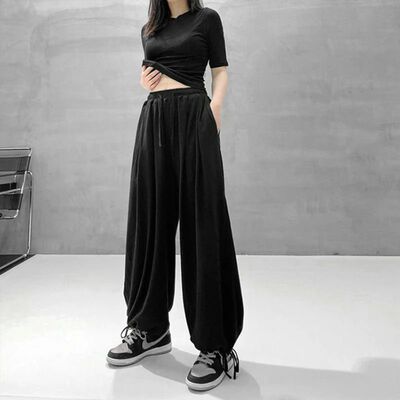 Y2K Sweatpants For Women Summer Baggy Pants jogger Wide Leg