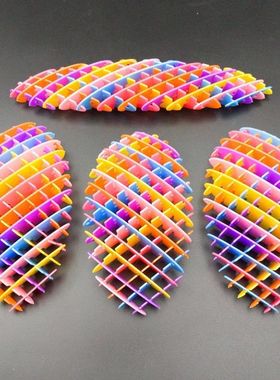 Scalable 3D Deformed Worm Elastic Net Tiktok New Strange Puz