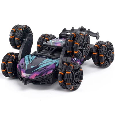Six Wheels RC Car Toy Spray Twisting Stunt Drift Car Remote