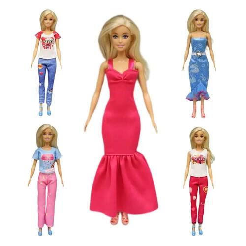 Dolls Dress Outfit Kids Toys Free Shipping Items Mini Clothe