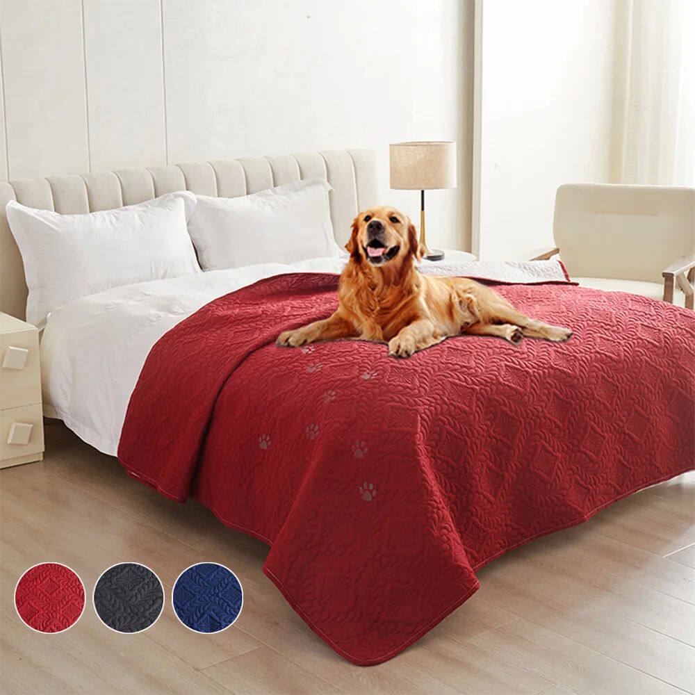 1pc Waterproof Pet Bed Cover, Bed and Sofa Protection Mat, S图片