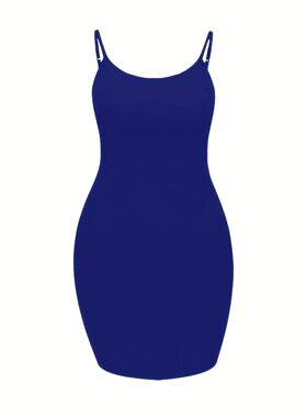 Plus Size Summer Fashion Casual Dress, Women's Oversized Sol