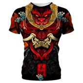 Mask Graphic Men Fashion Harajuku For Samurai shirts 2024