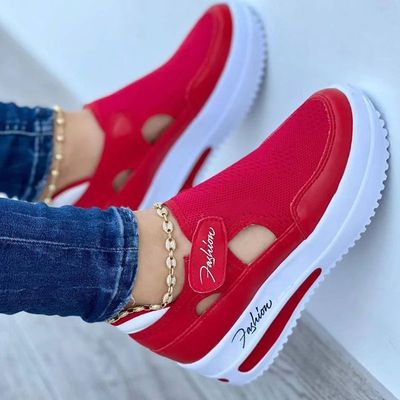 Red Sneakers Women Shoes Woman Tennis Shoes Canvas Shoe Fema