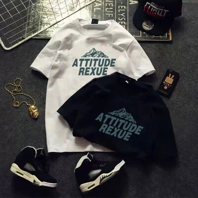 Summer Men's Oversized Short Sleeve T Shirt Casual Solid Col