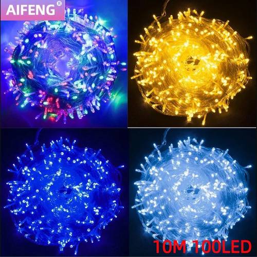 10M 100Leds Xmas Outdoor christmas lights led string lights