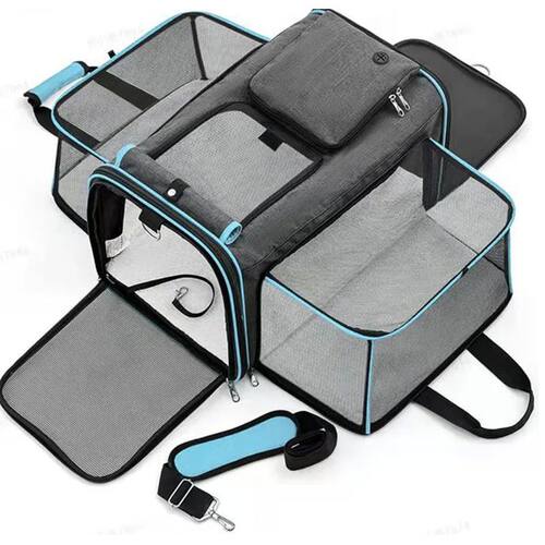 Large Capacity carrier Cat Pet Airlines approved reflective