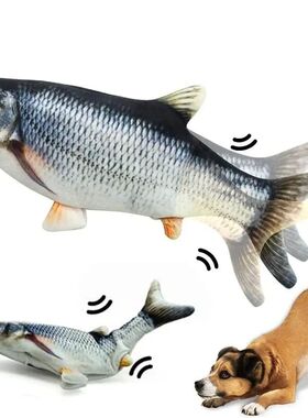Cat Dog Toy Fish USB Charging Electric Floppy Simulation Fis