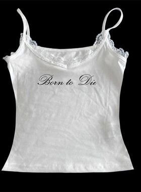 Women's Sleeveless Camisole Y2K Sexy Lace Streetwear Hip Hop