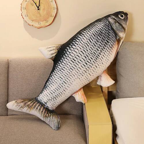 1pc 40/60cm 3D Simulation Gold Fish Plush Toys Stuffed Soft