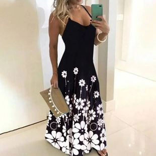 Oversized Summer Long Dress Women Sleeveless Ladies Maxi Lon