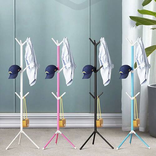 1pc, iron floor-mounted clothes rack, tree branch coat rack,