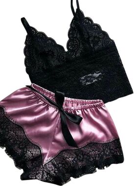 Womens Sexy Lace Sleepwear Lace Nachtkleding Lingerie Sleeve