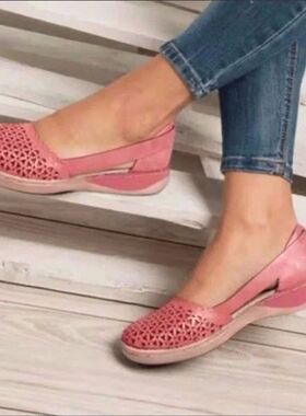 Women's Sandals 2022 Summer Handmade Ladies Shoes Leather Br