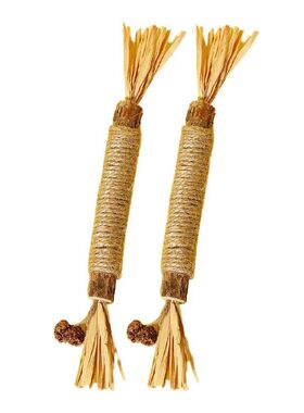 1 Pc Cat Toys Silvervine Chew Stick Grass Pet Supplies Clean