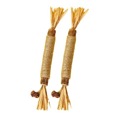 1 Pc Cat Toys Silvervine Chew Stick Grass Pet Supplies Clean