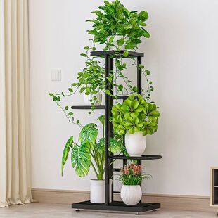 4 Tier 5 Potted Plant Stand Multiple Flower Pot Holder Shelv