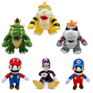 Bros Cartoon Hot Bowser Koopa Anime Toys Styles Plush