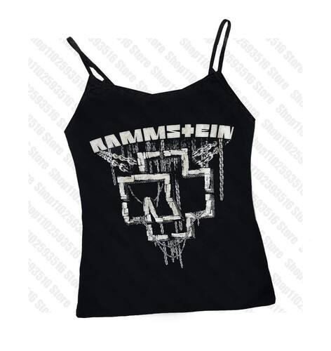 Crop Top graphic Vintage Camis Y2k Gothic Punk Harajuku Lett
