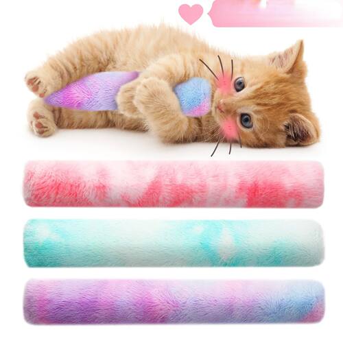 Interactive Cat Chew Toys Kitty Kick Sticks Soft Plush Catni