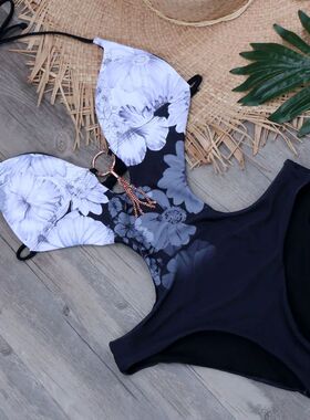 Melphieer 2019 Sexy Monokini Backless Swimsuit Lady Bodysuit