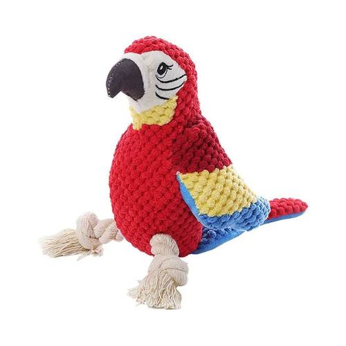 Plush Dog Toys Interactive Squeaky Durable Stuffed Cotton Ro