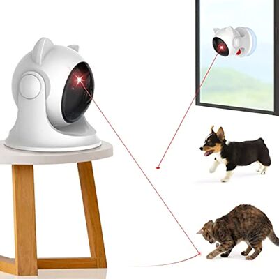 ATUBAN Rechargeable Motion Activated Cat Laser Toy Automatic