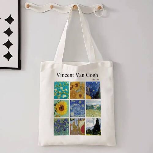 Vincent Van Gogh Capacious Tote Bag, Casual Portable Shoulde