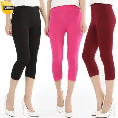 New Arrival Women Leggings Summer Style Modal Fertilizer Plu