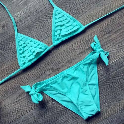 Children Swimwear Baby Kids Cute Bikini Girls Split Two Piec