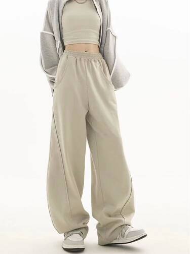 Jmprs Harajuku Women Streetwear Sweatpants High Waist Hip Ho
