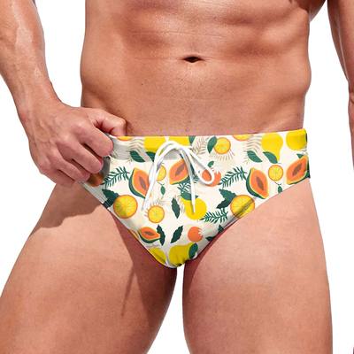 Mens Triangle Swimsuit Trunks Fashion Leisure Hawaii Soft An