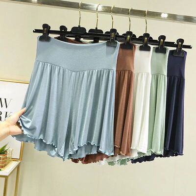 Modal Summer Shorts Sleep Bottoms Women Pure Color Casual Sl