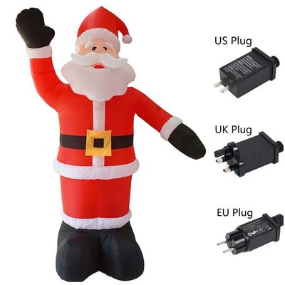 Santa Claus Waving Hand 1.8m Inflate Model Christmas Decorat