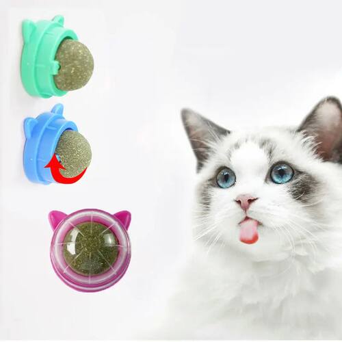 Cats Catnip Cat Toy Natural Ball Removal  Cat Grass Treats t