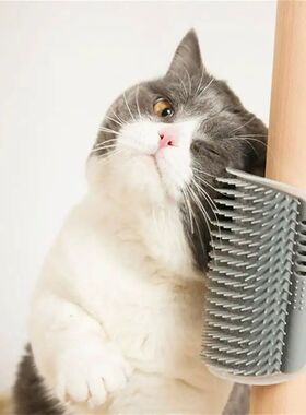 Massage Pet Brush Corner Scrape Hair Removal Beauty Clean Co