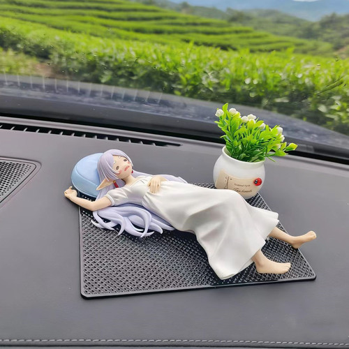 躺平芙莉莲治愈系车载摆件