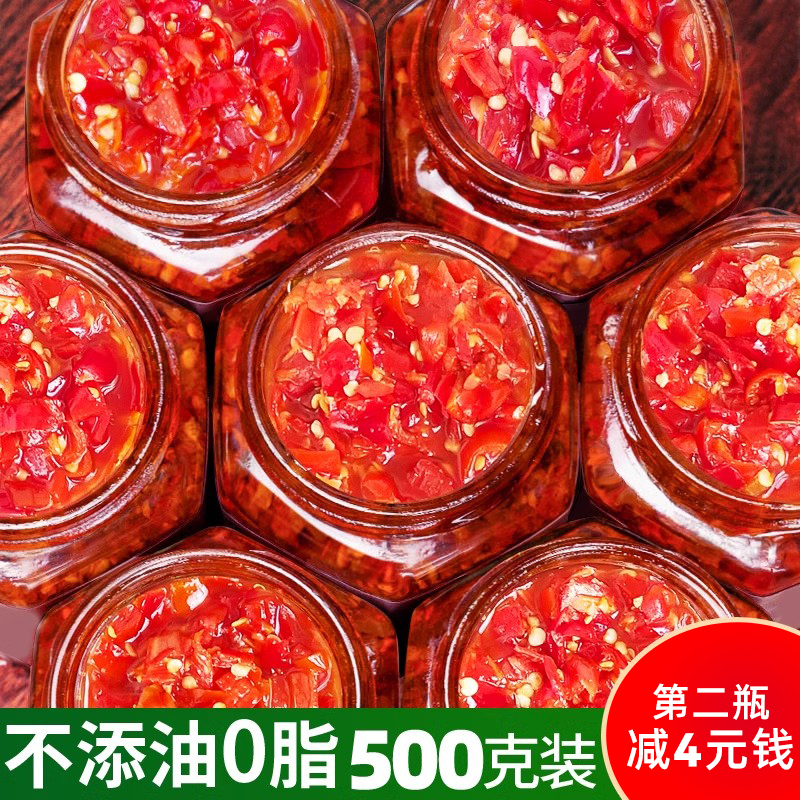 湖南手工四川拌饭500g剁辣椒低脂