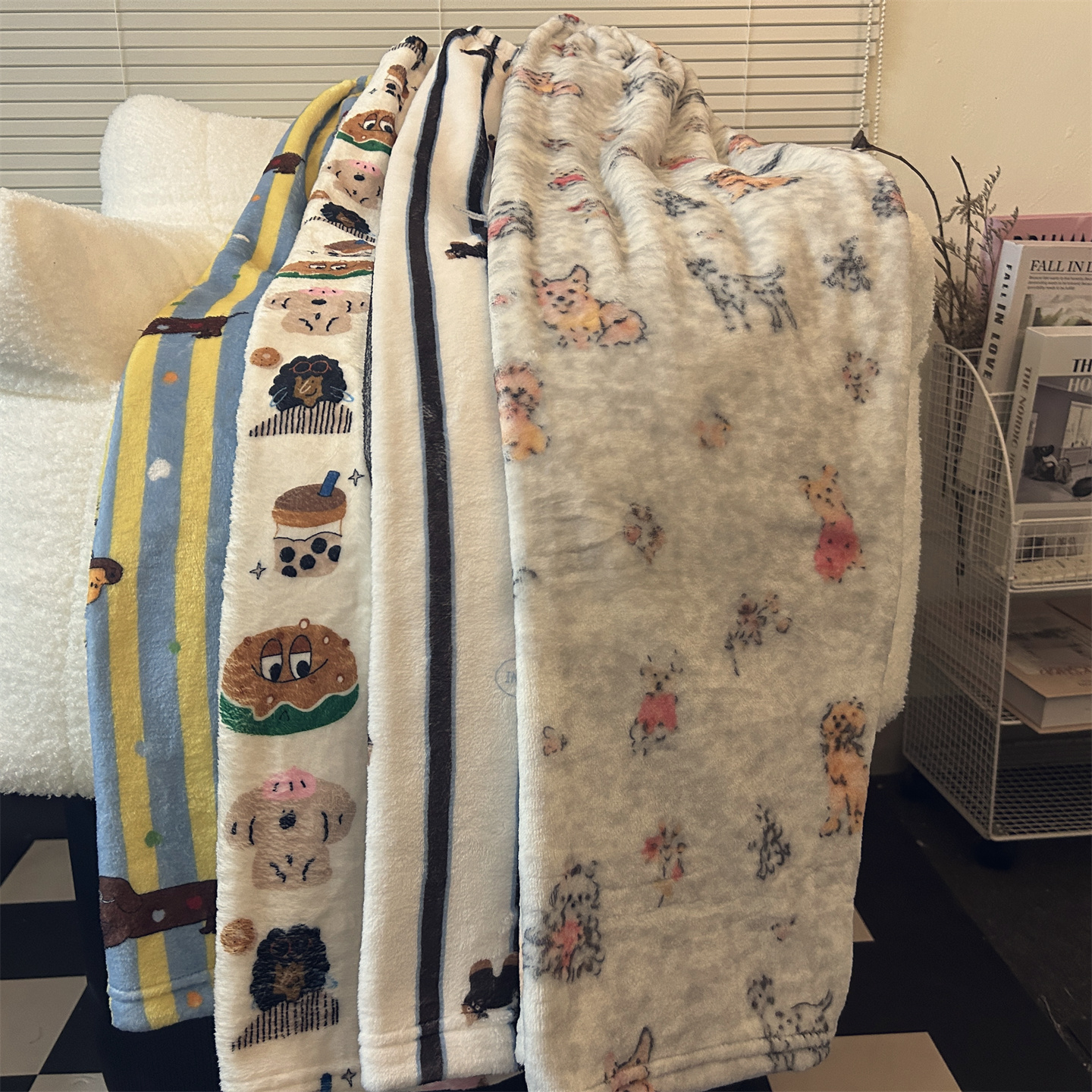 高个子加长版珊瑚绒睡裤