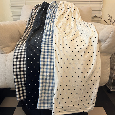 高个子波点可外穿超松弛睡裤女