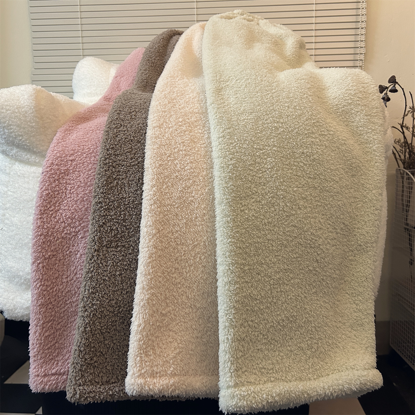 高个子加长版珊瑚绒睡裤