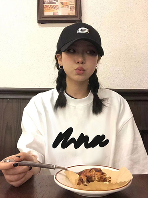 短袖韩版夏季印花纯棉男女